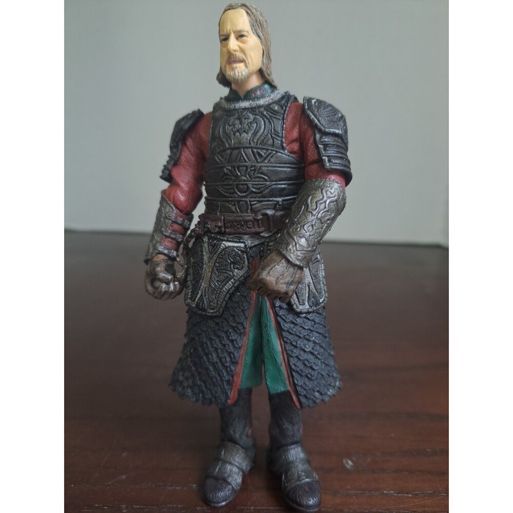 2002 Lord Of The Rings The Two Towers King Theodon In Armor 6in Action Figure